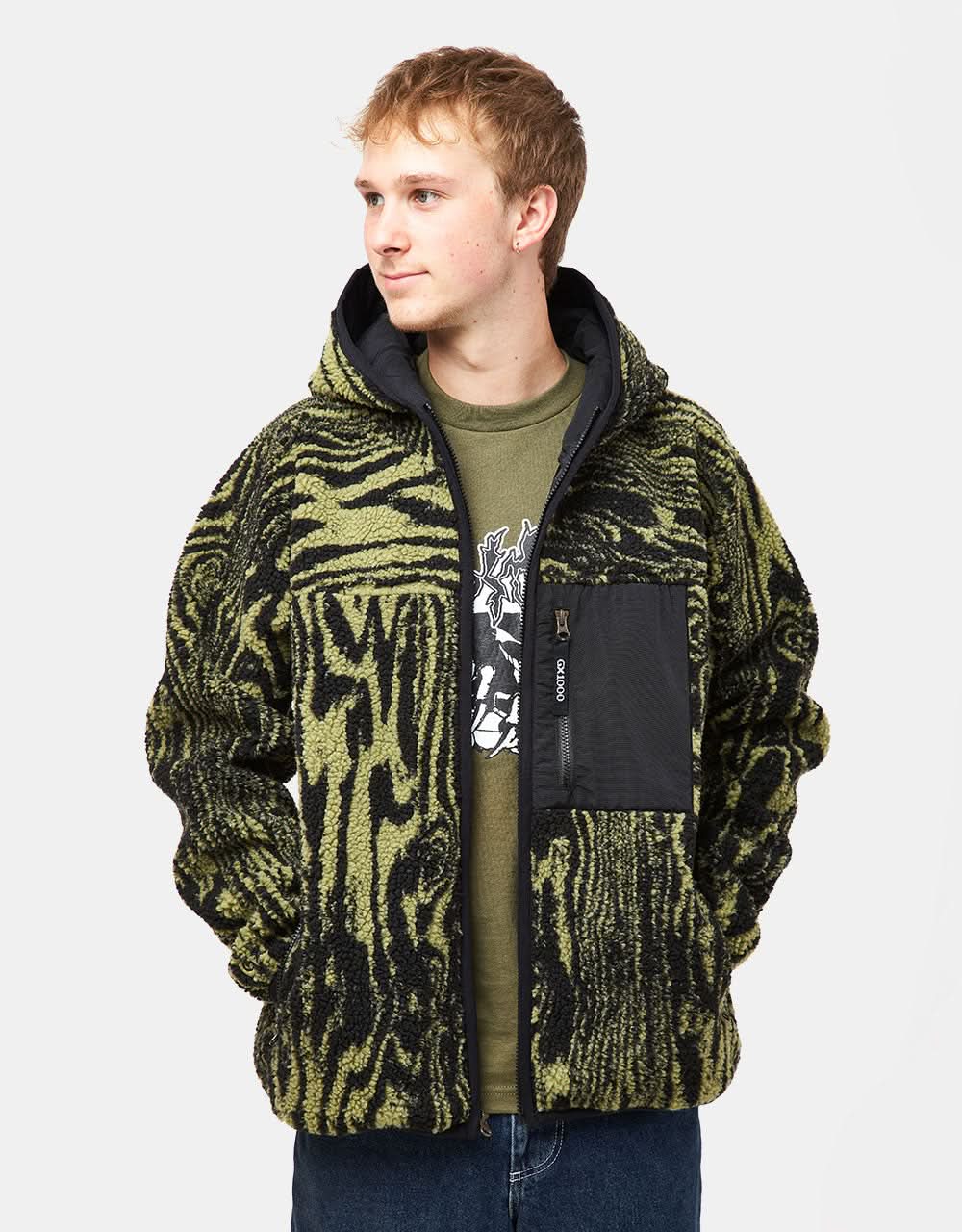 GX1000 Hooded Sherpa Jacket - Green