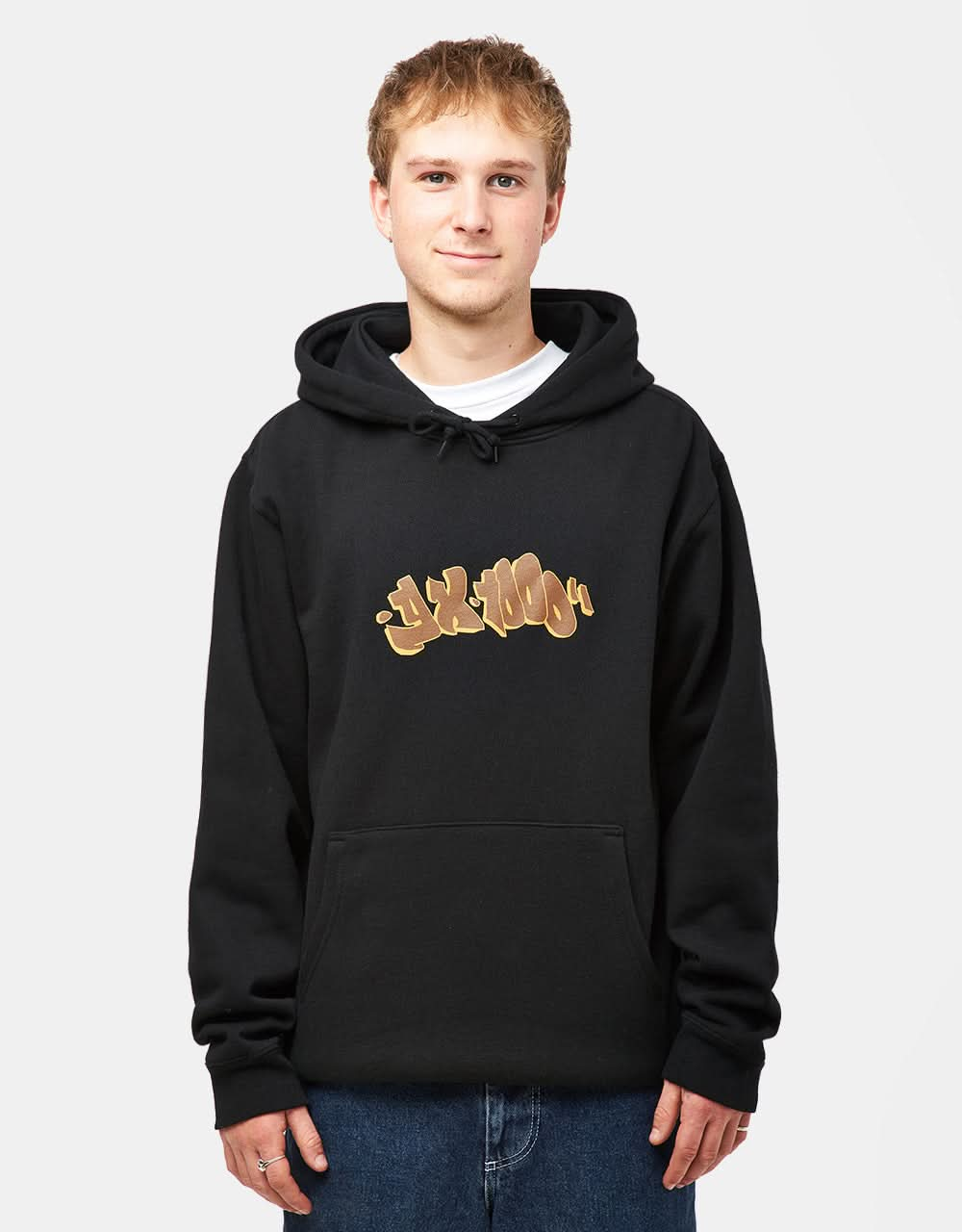 GX1000 Bold Pullover Hoodie - Black