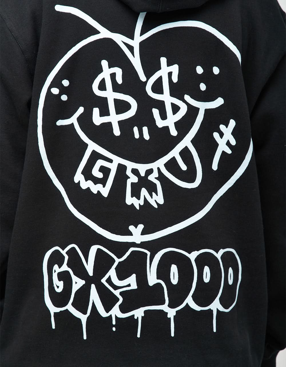 GX1000 Face Plant Pullover Hoodie - Black