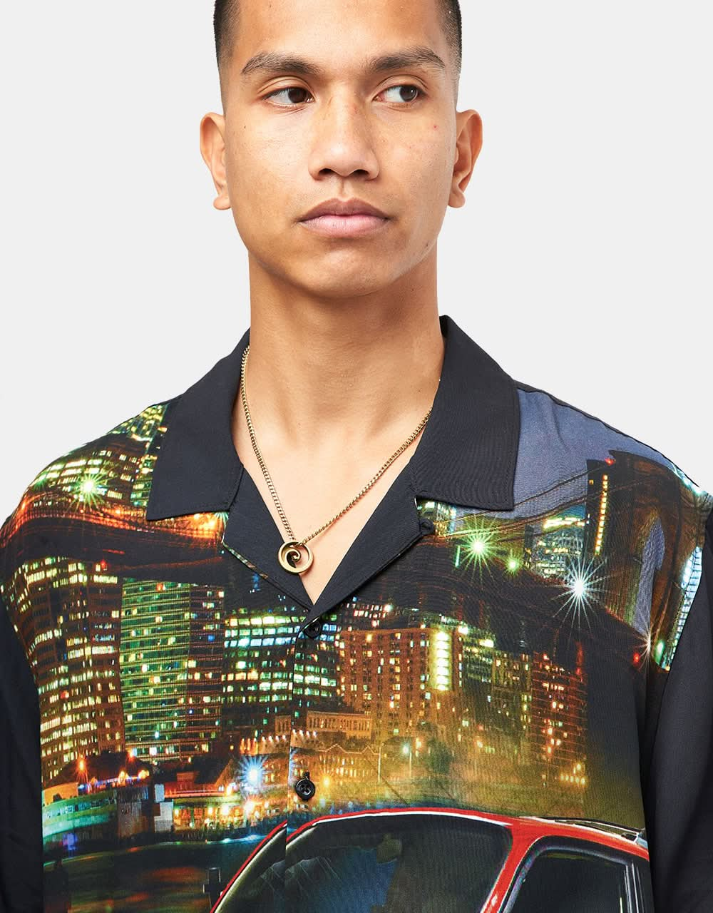 Camicia HUF x Toyota Land Cruiser Big City S/S Resort - Nera