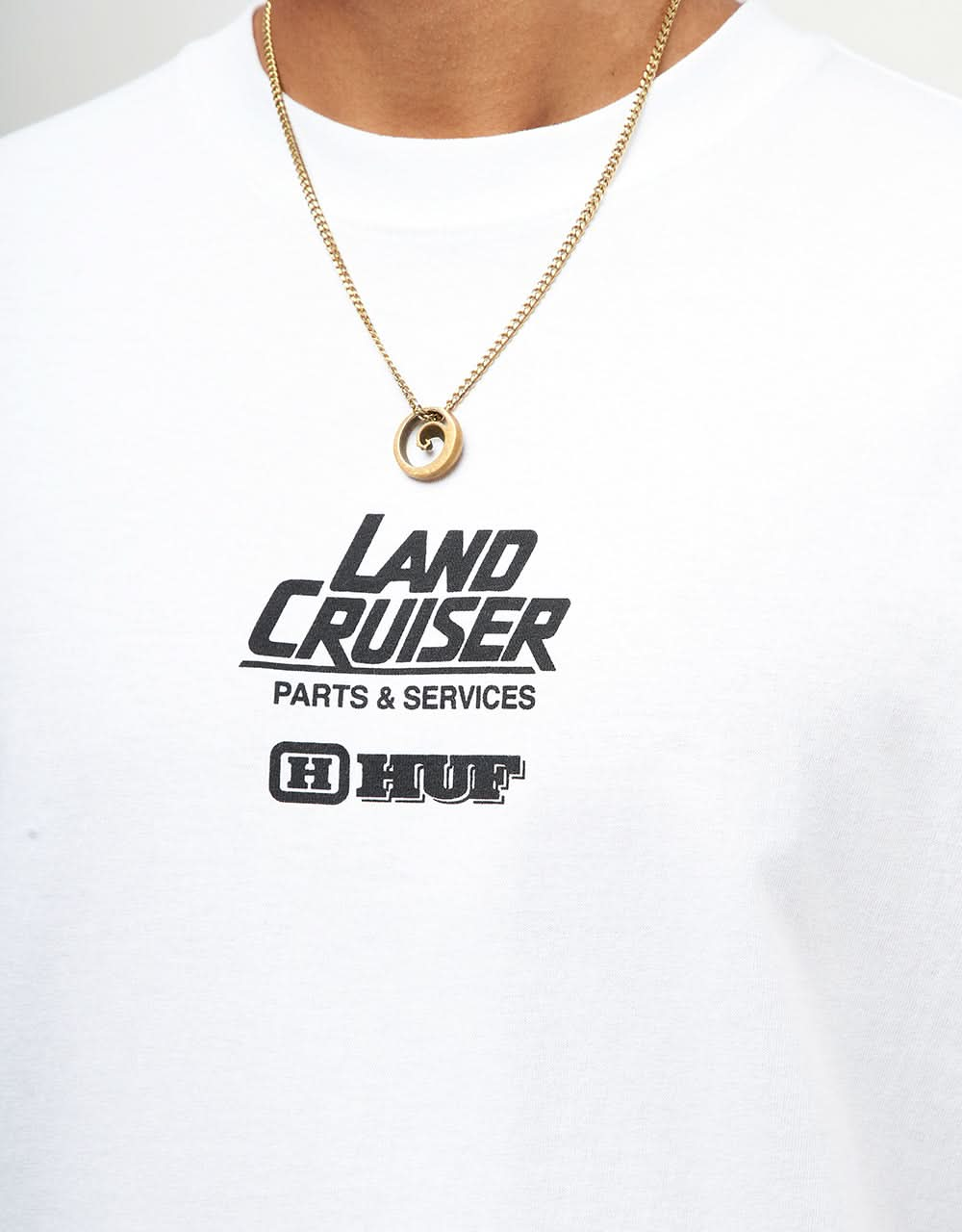 HUF x Toyota Land Cruiser Shine Keychain T-Shirt - White