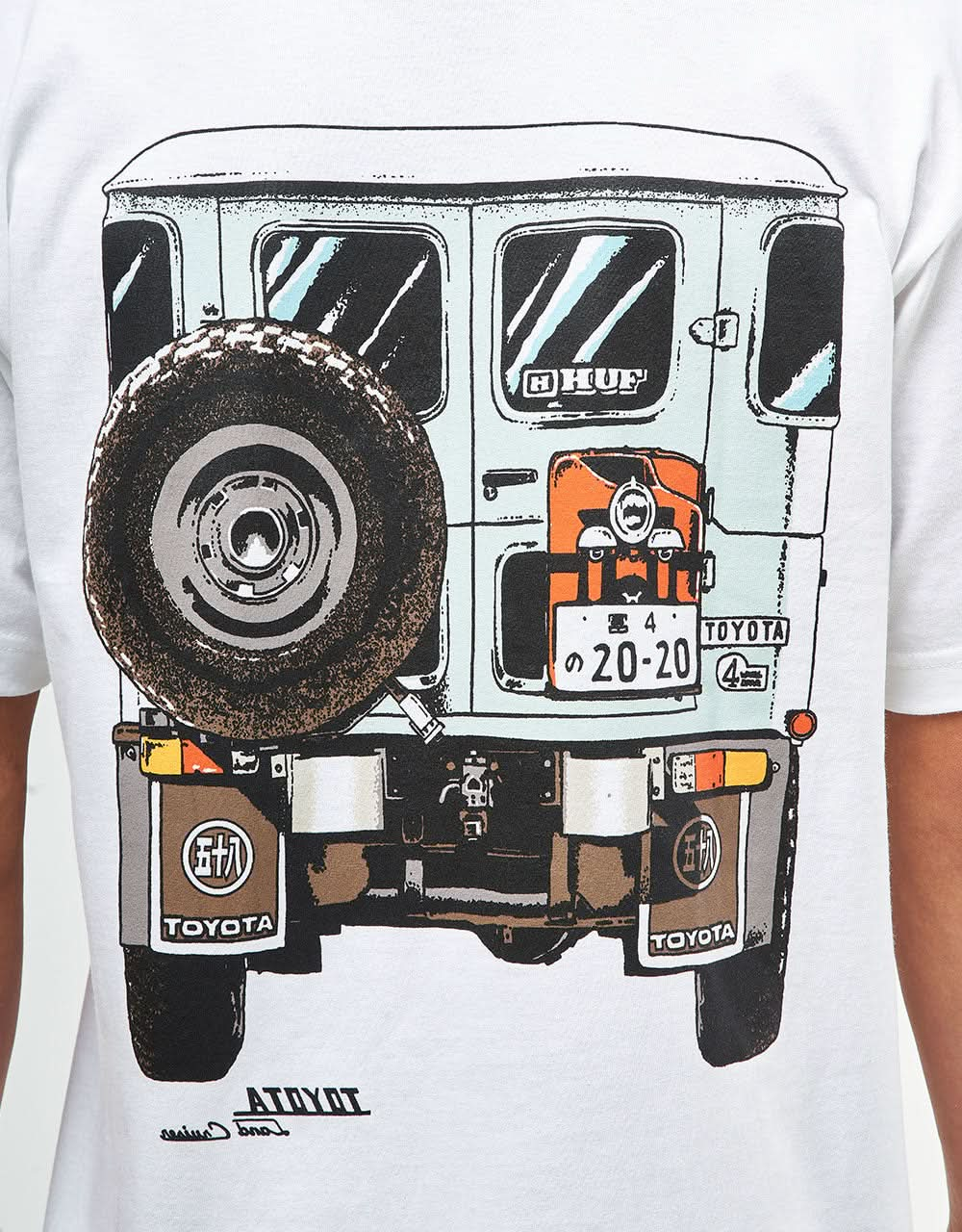 HUF x Toyota Land Cruiser Sixties T-Shirt - White