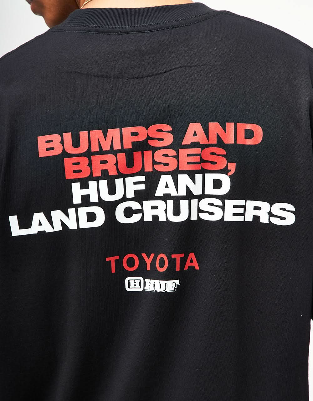 HUF x Toyota Land Cruiser Big Poppa J8 T-Shirt - Black