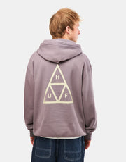 Sudadera con capucha HUF Triple Triangle - Ciruela clara