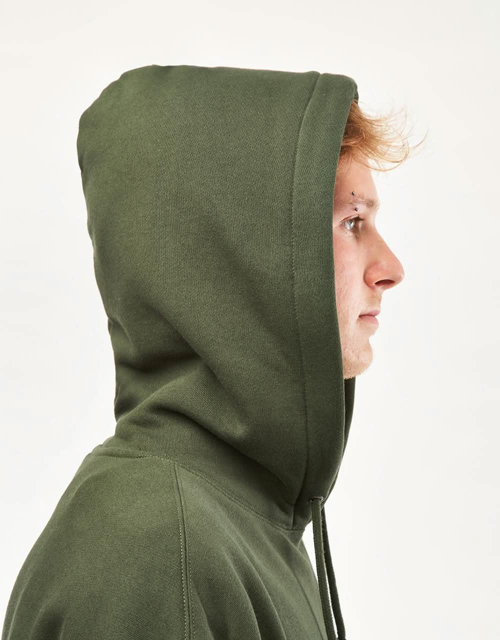 HUF Sweat à capuche triple triangle - Vert chasseur