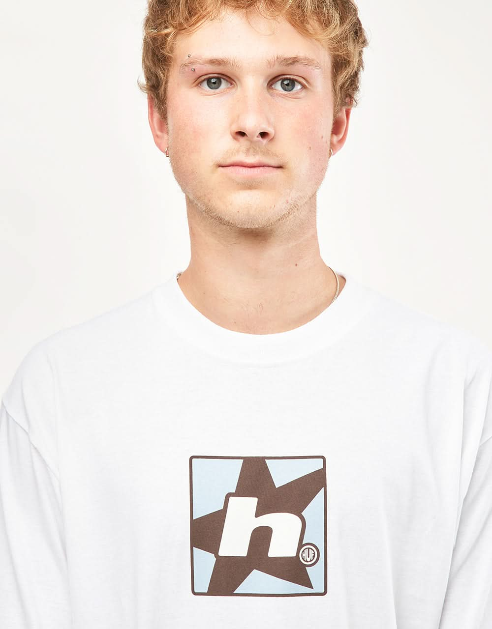 HUF H Star T-Shirt - White