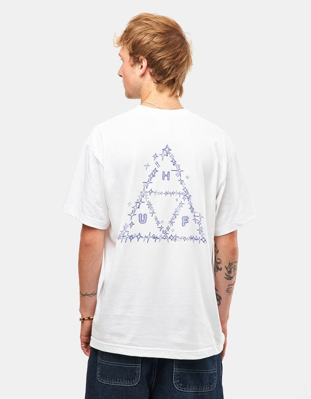 HUF T-Shirt Gleam - Blanc