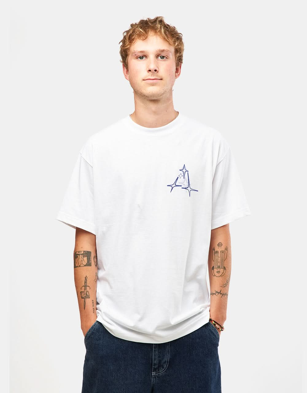 Camiseta HUF Gleam - Blanco