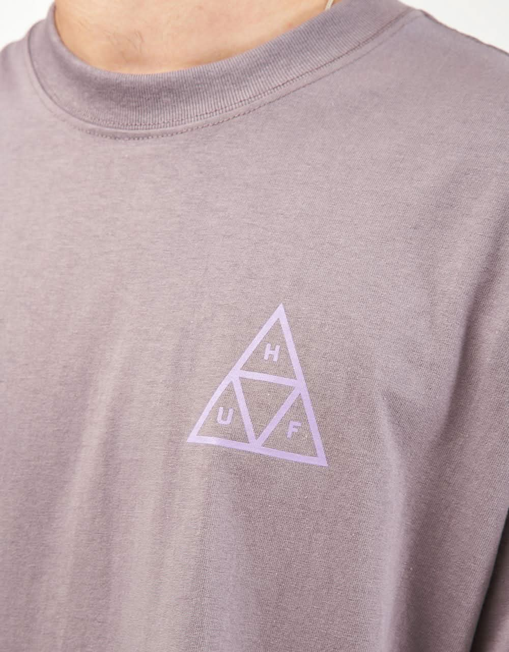 HUF Set Triple Triangle T-Shirt - Light Plum