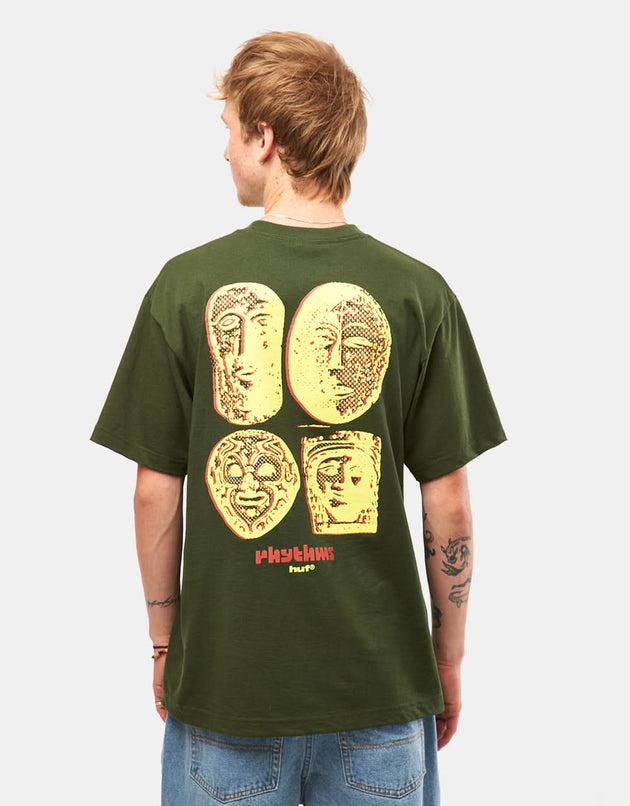 HUF Rhythms T-Shirt - Hunter Green