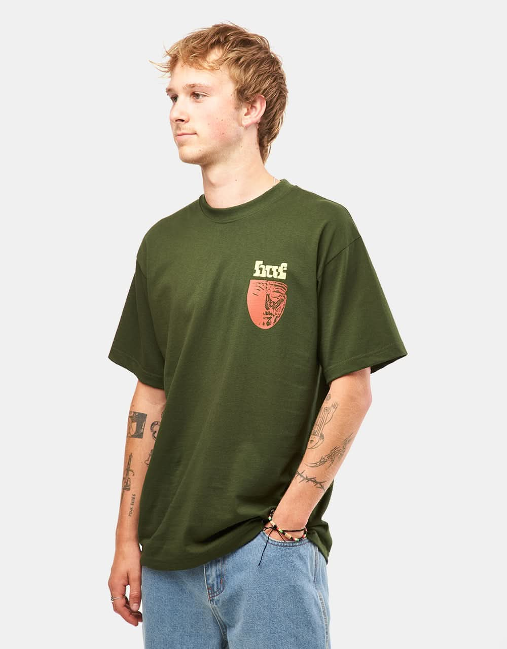 HUF Rhythms T-Shirt - Hunter Green