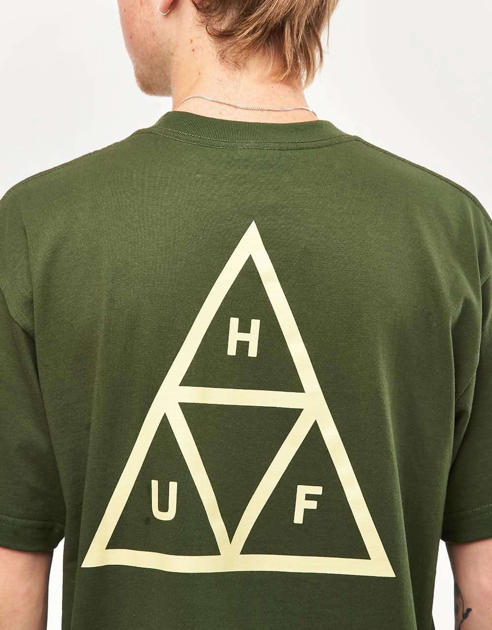 HUF Set Triple Triangle T-Shirt - Hunter Green