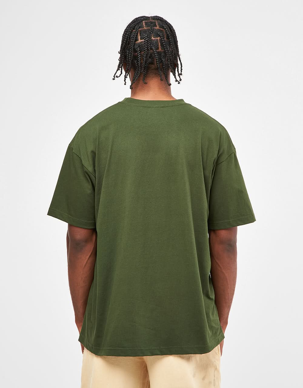 T-Shirt HUF Vise - Vert Chasseur