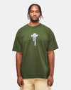 T-Shirt HUF Vise - Vert Chasseur