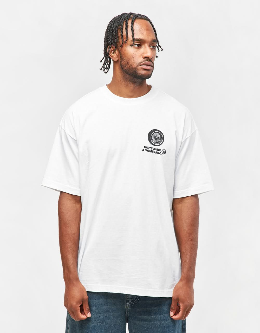 HUF Rim & Wheel Inc T-Shirt - White