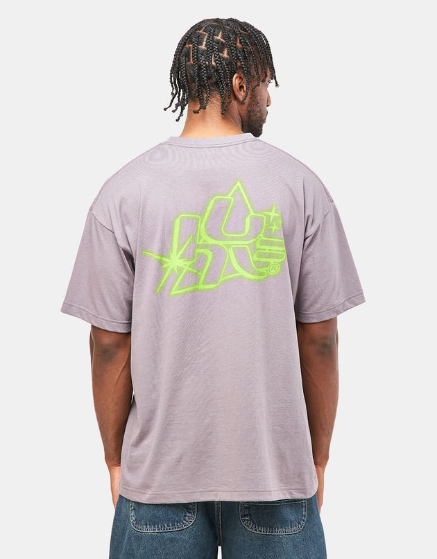 T-shirt HUF Glow - Prune Claire