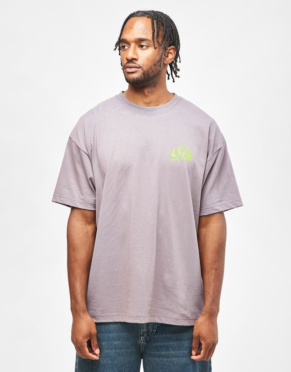 Camiseta HUF Glow - Ciruela clara