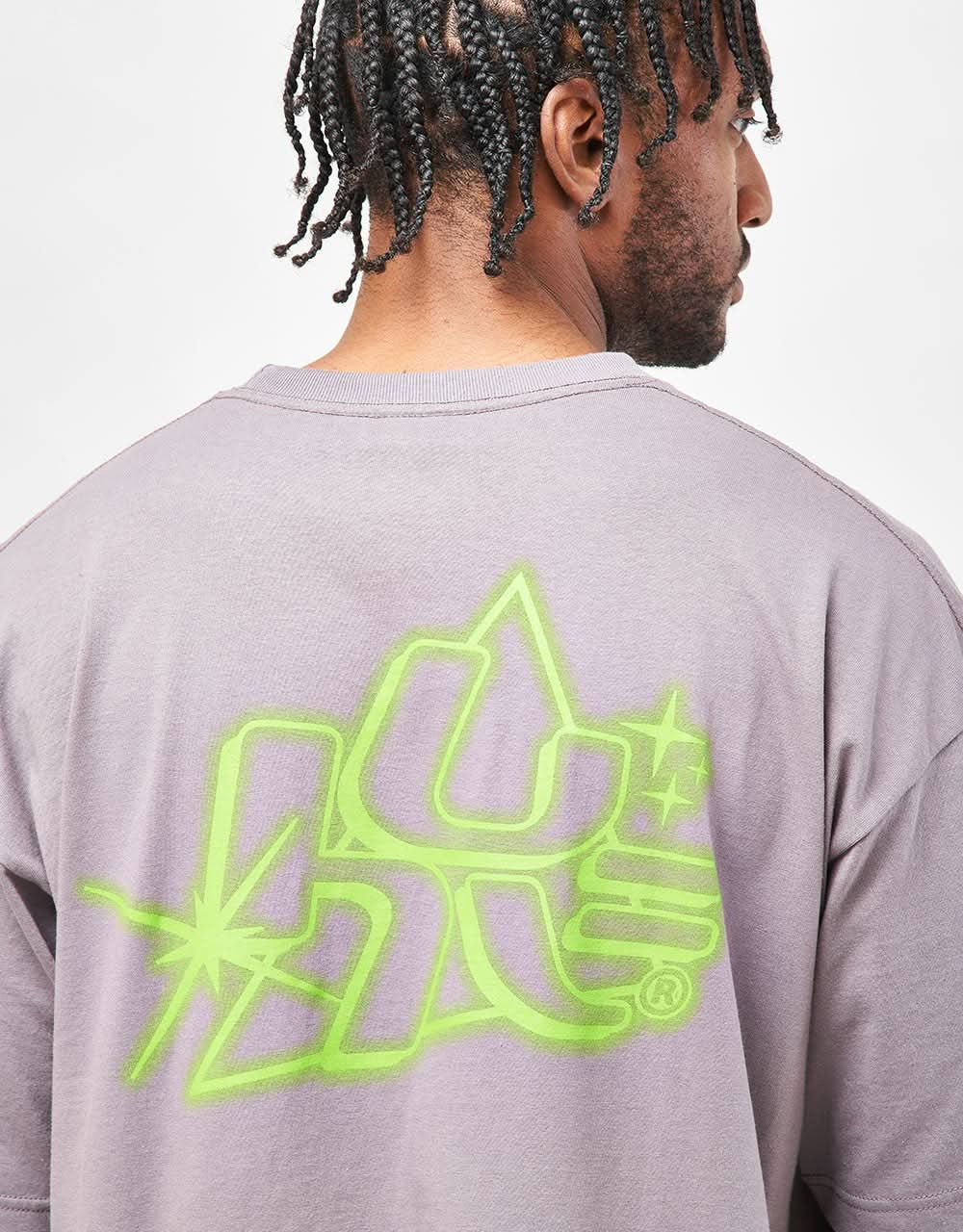 T-shirt HUF Glow - Prugna chiaro