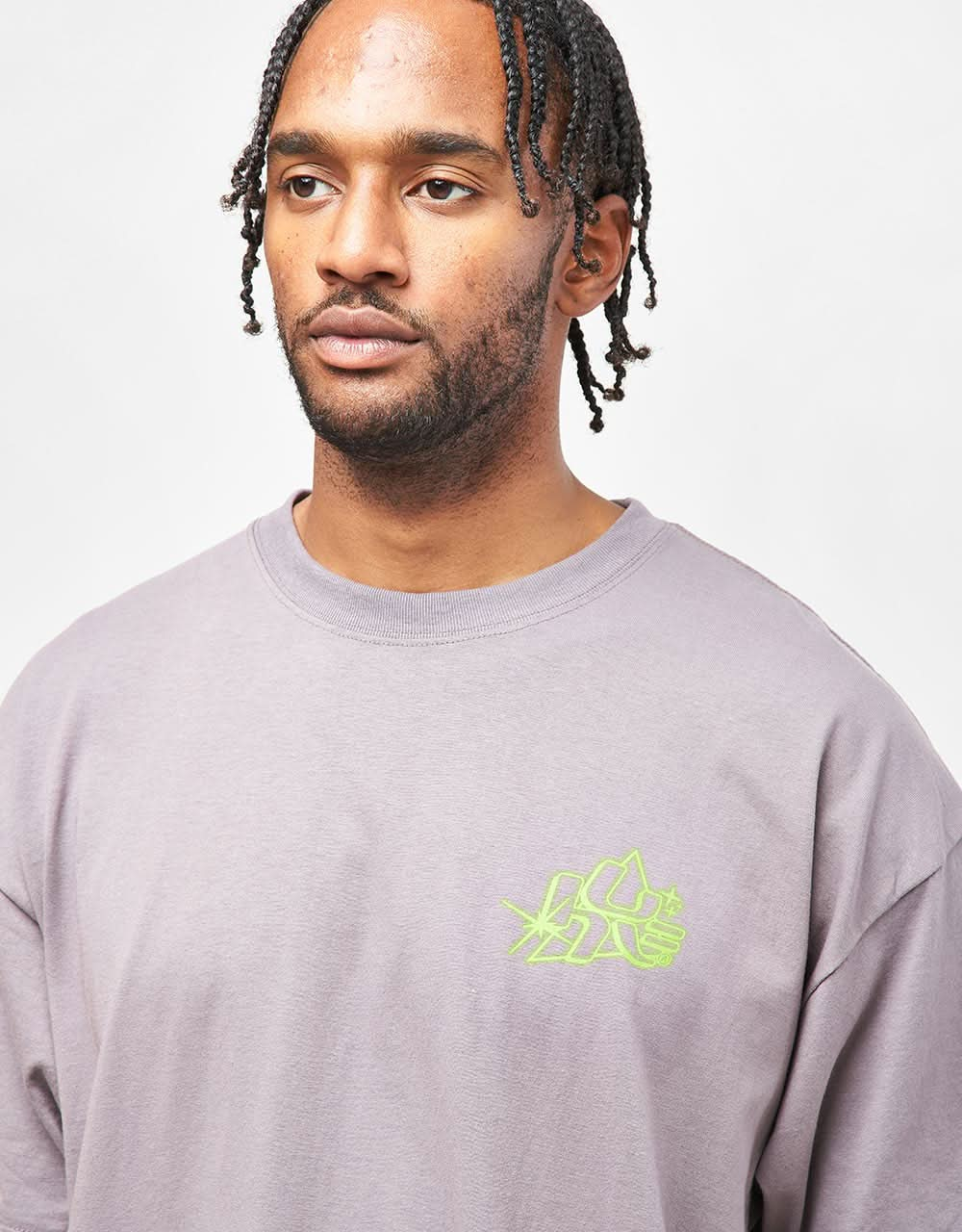 HUF Glow T-Shirt - Light Plum