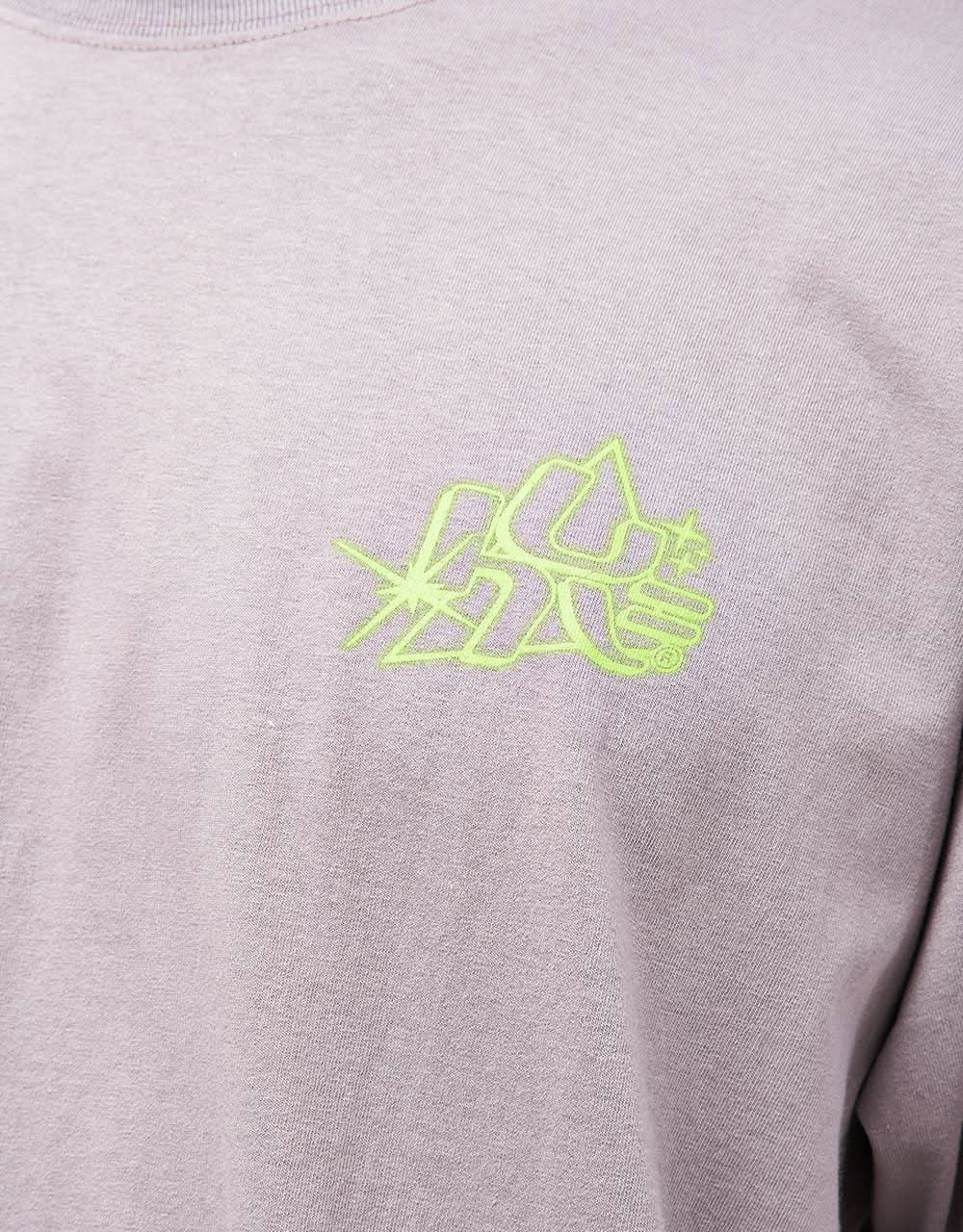 T-shirt HUF Glow - Prugna chiaro