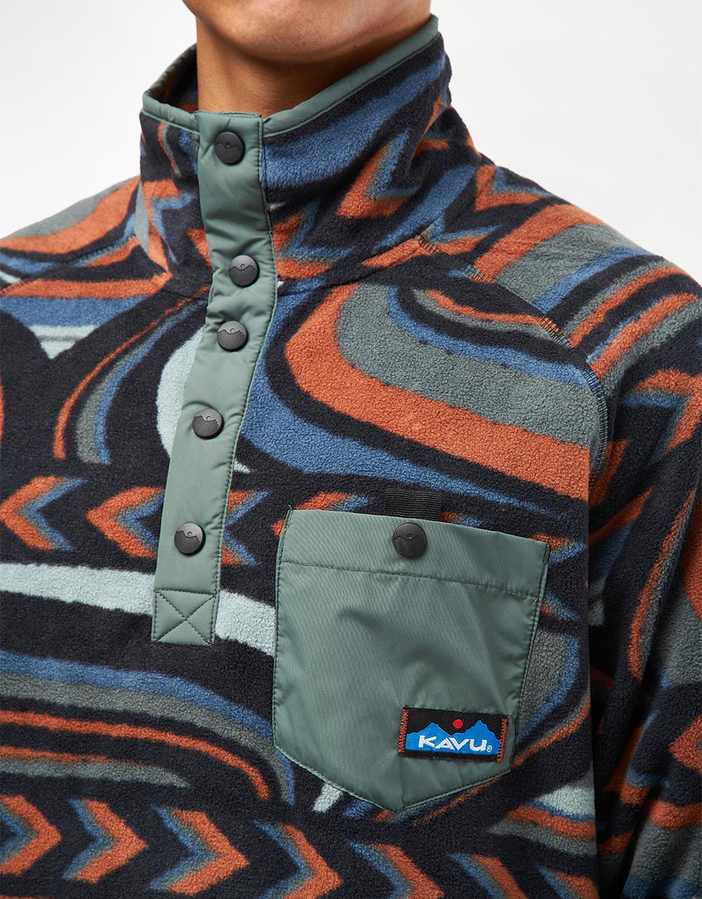 Kavu Teannaway Fleece - Riven Stitch