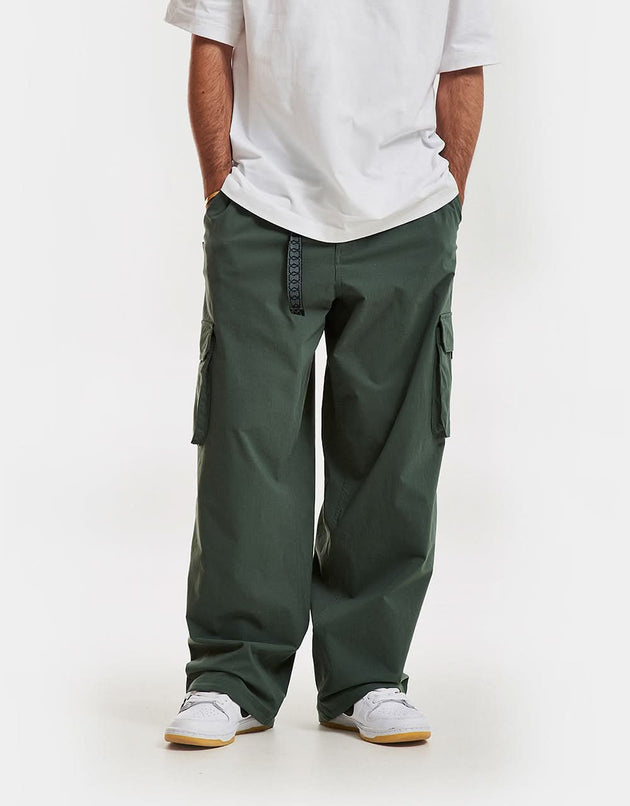 Pantalón cargo Nike SB Kearny con cinturón - Verde vintage/Blanco