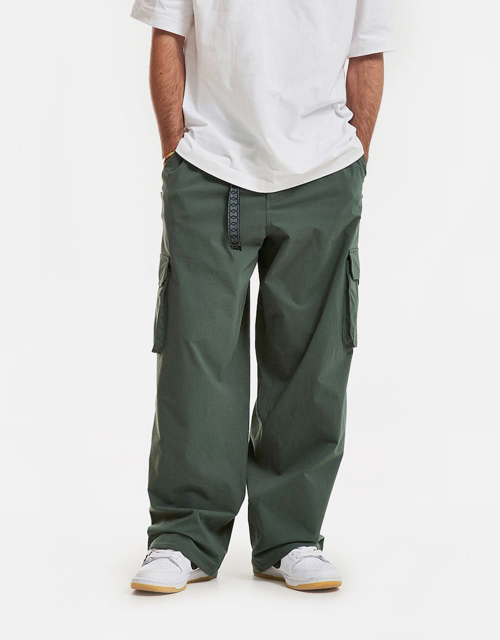 Nike SB Belted Kearny Cargo Pant - Vintage Green/White