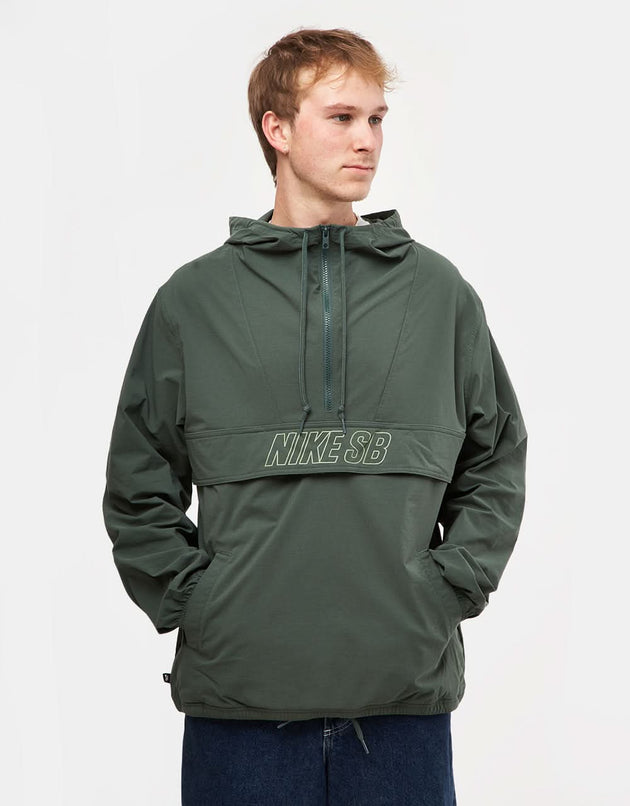 Chaqueta anorak Nike SB Essential - Verde vintage/Verde aceite