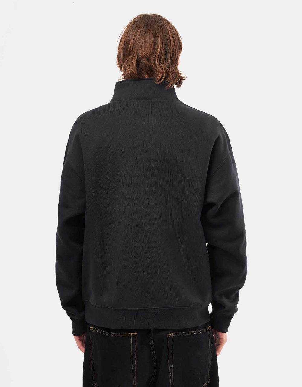 Nike Solo Swoosh 1/4 Zip Fleece - Black/White