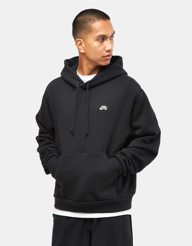 Nike SB Essential Logo Pullover Hoodie - Black/White