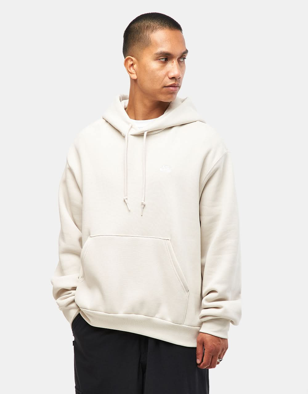 Felpa con cappuccio pullover con logo Nike SB Essential - Marrone Orewood chiaro/Bianco