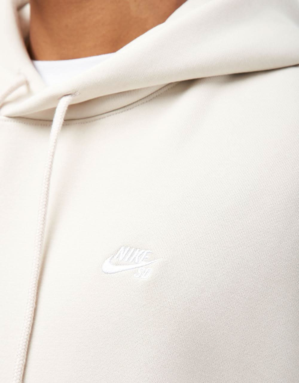 Felpa con cappuccio pullover con logo Nike SB Essential - Marrone Orewood chiaro/Bianco