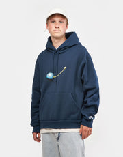 Felpa con cappuccio Nike SB Cherry Pullover - Blu Navy/Bianco Armeria