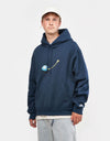 Nike SB Cherry Pullover Hoodie - Armory Navy/White