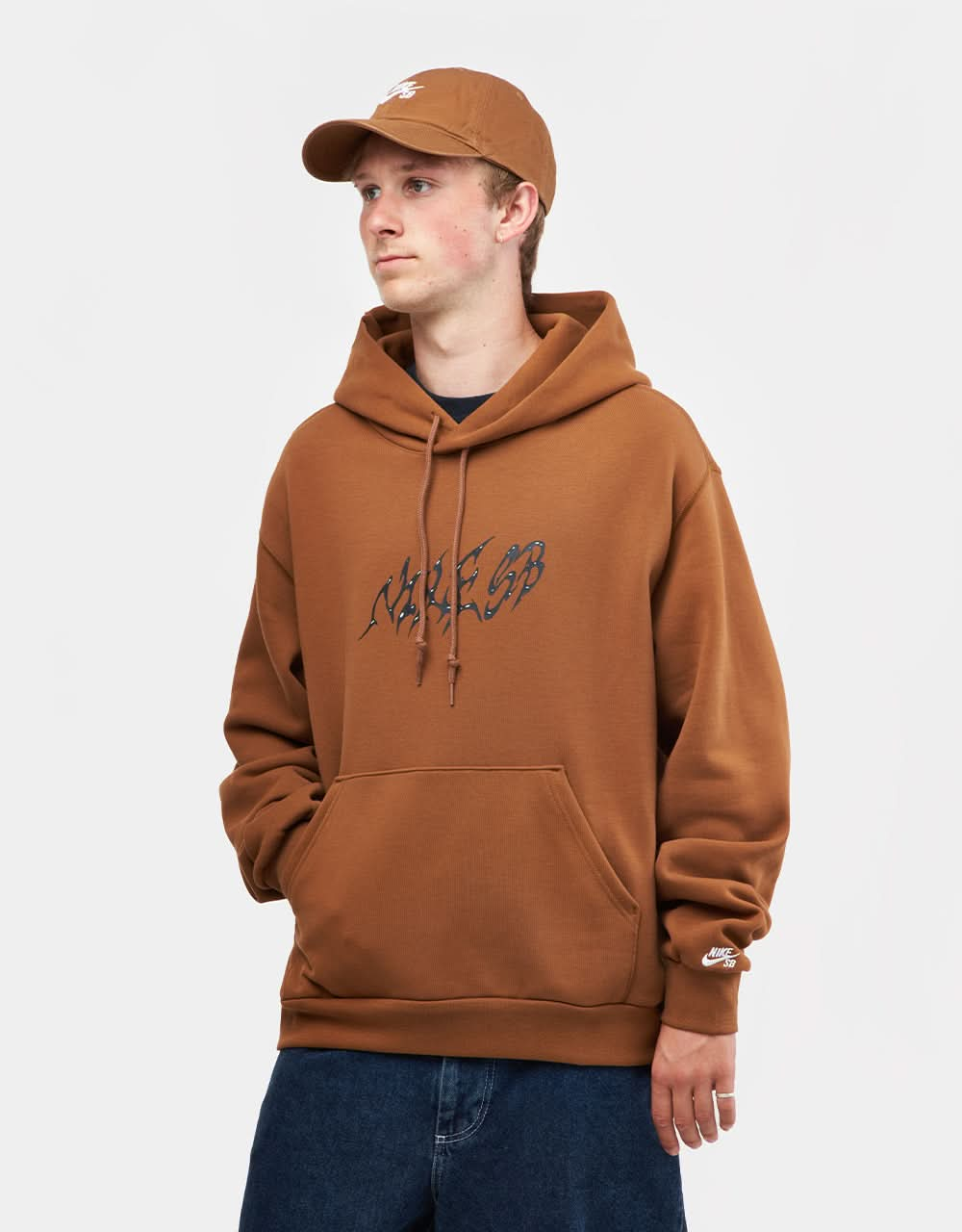 Nike SB Stallion Pullover Hoodie - Light British Tan/White