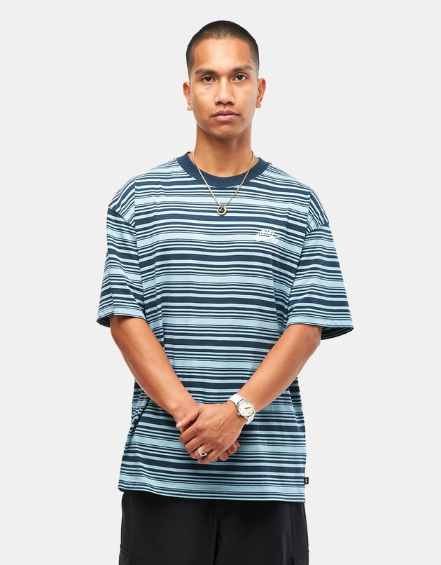 Nike SB M90 Striped T-Shirt - Denim Turquoise