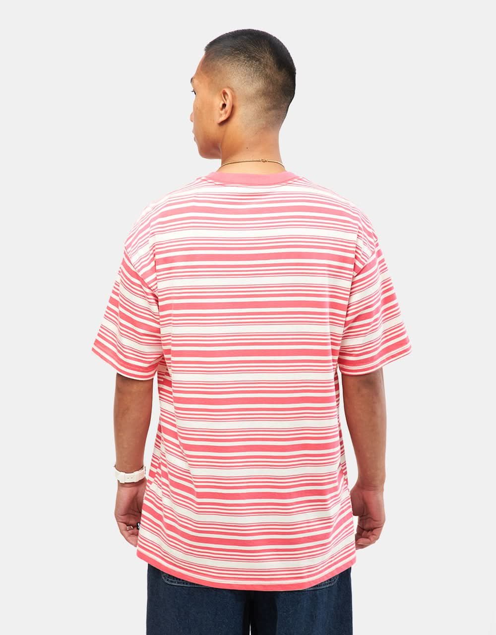 Nike SB M90 Striped T-Shirt - Guava Ice