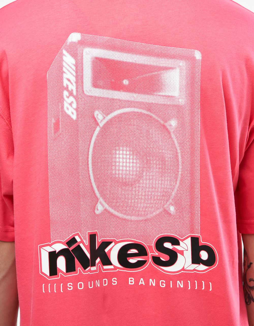 Nike SB M90 Sounds Bangin T-Shirt - Rose Aster