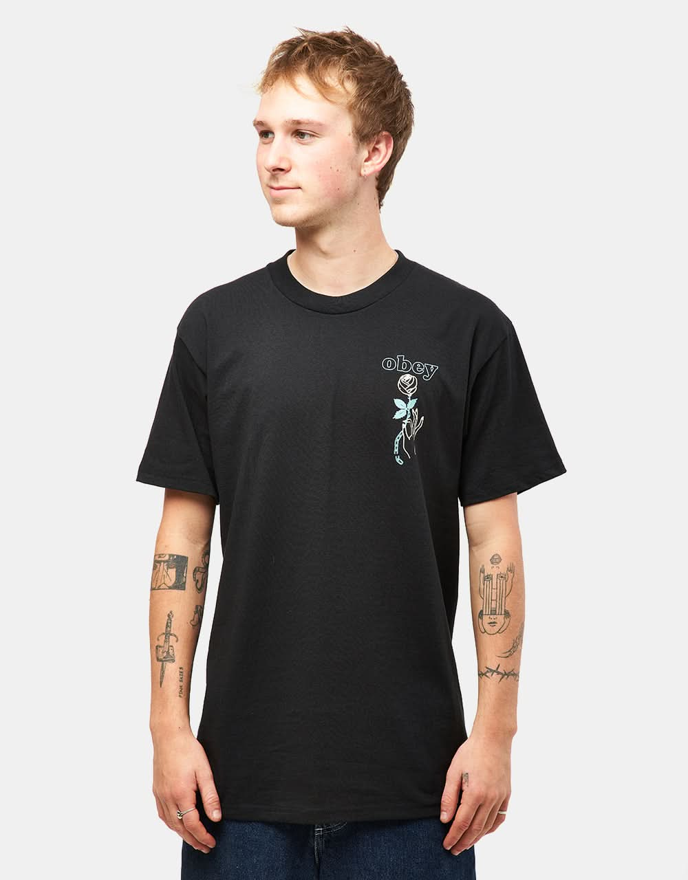 Obey Spring Forth T-Shirt - Black