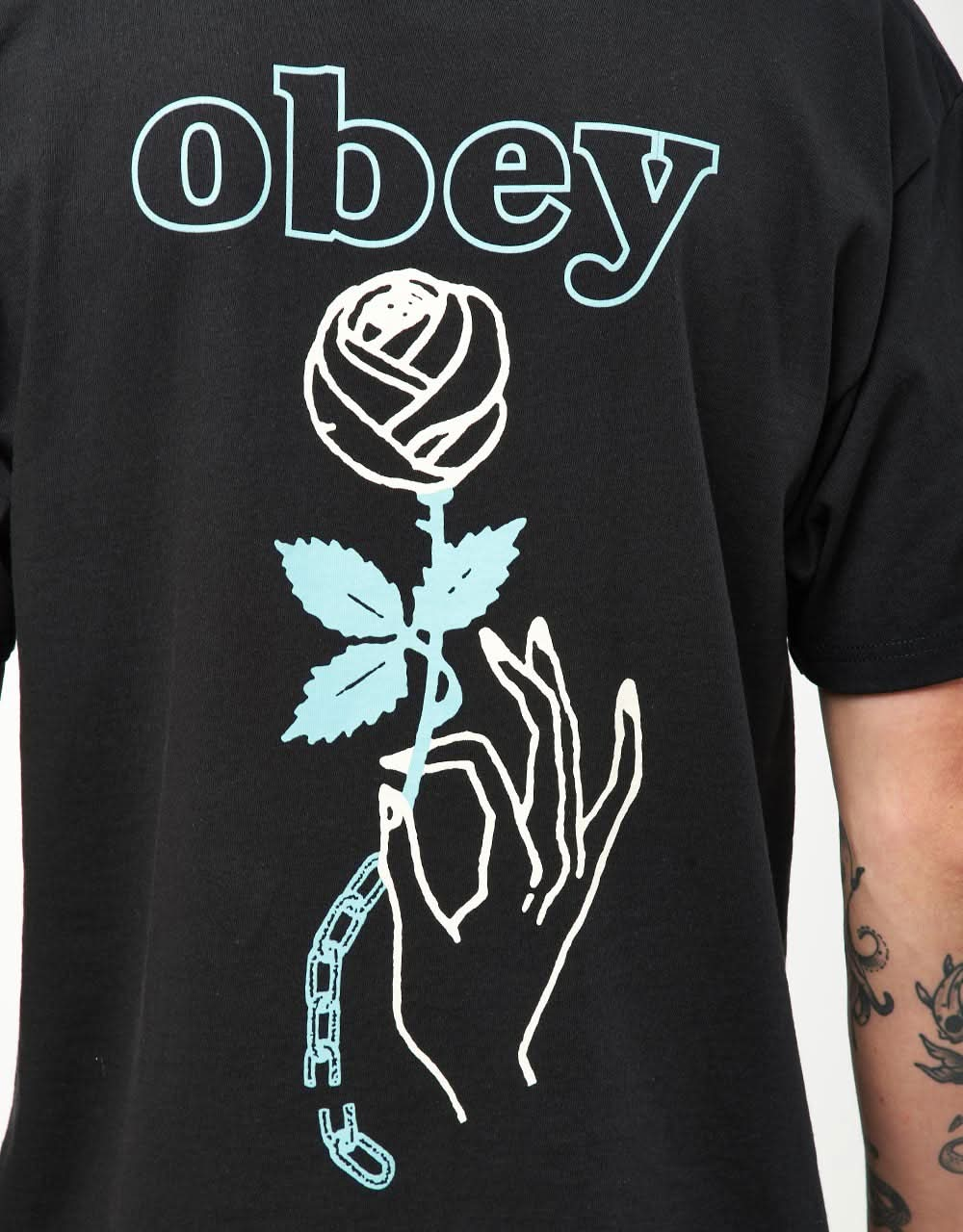 Obey Spring Forth T-Shirt - Black