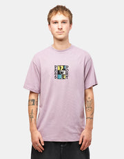 T-Shirt Pass Port Dine Em' - Lilas poussiéreux