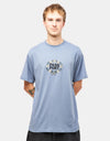 Camiseta Pass Port Wattle - Azul lavado a la piedra