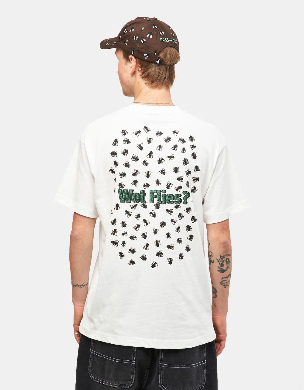 Camiseta Pass Port Wot Flies - Blanco