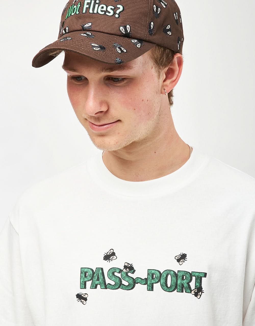 Camiseta Pass Port Wot Flies - Blanco