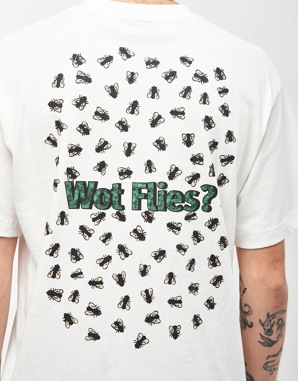 Camiseta Pass Port Wot Flies - Blanco