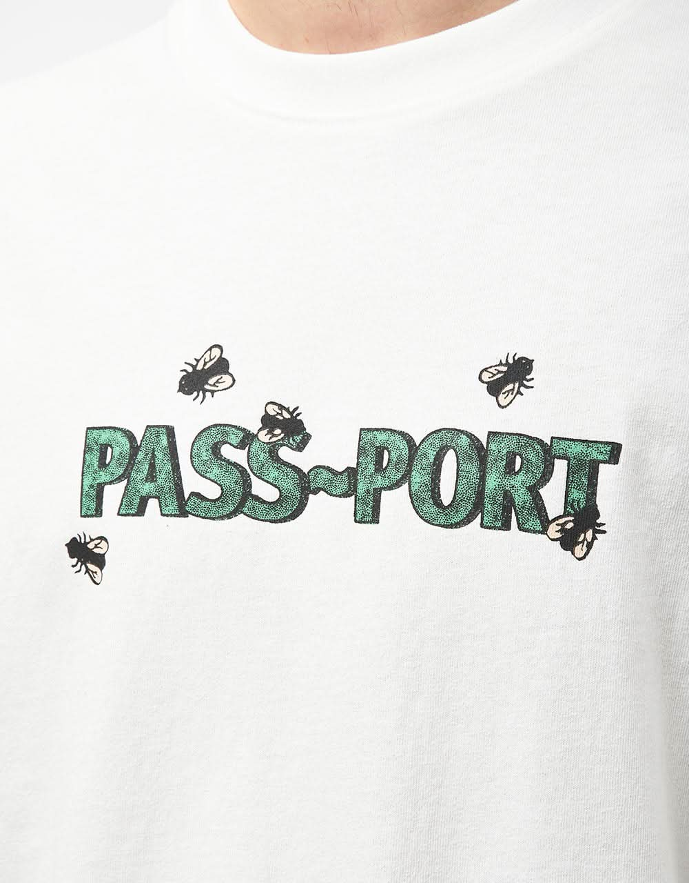 Pass Port Wot Flies T-Shirt - White