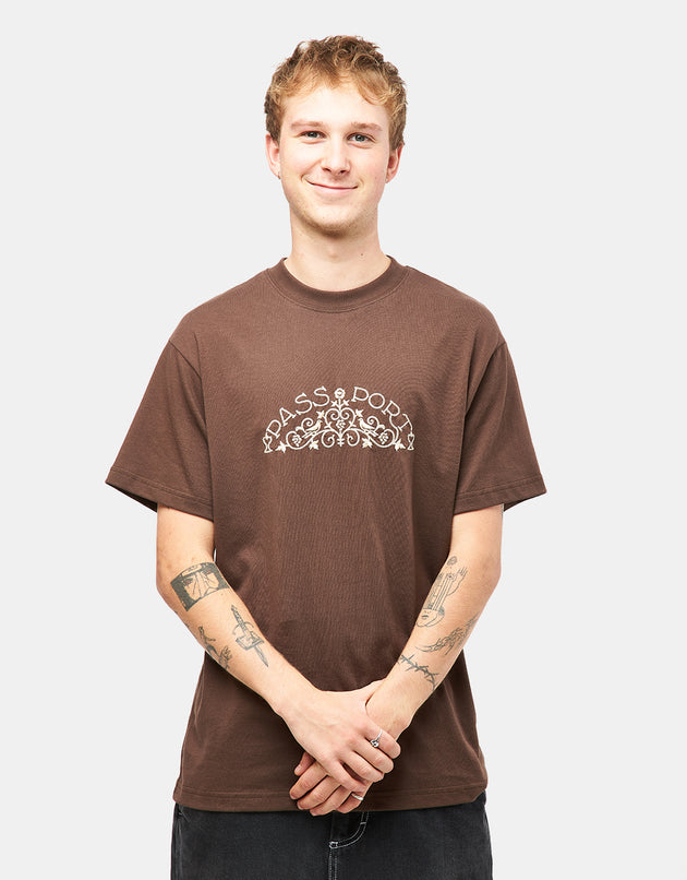 T-shirt Pass Port Vineyard Birds - Corteccia