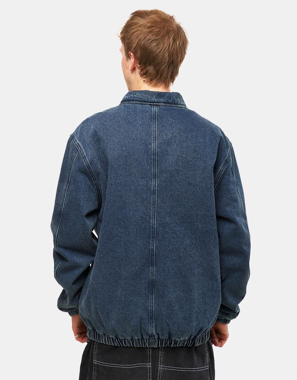 Pass Port Vineyard Birds Denim Delivery Jacket - Washed Indigo