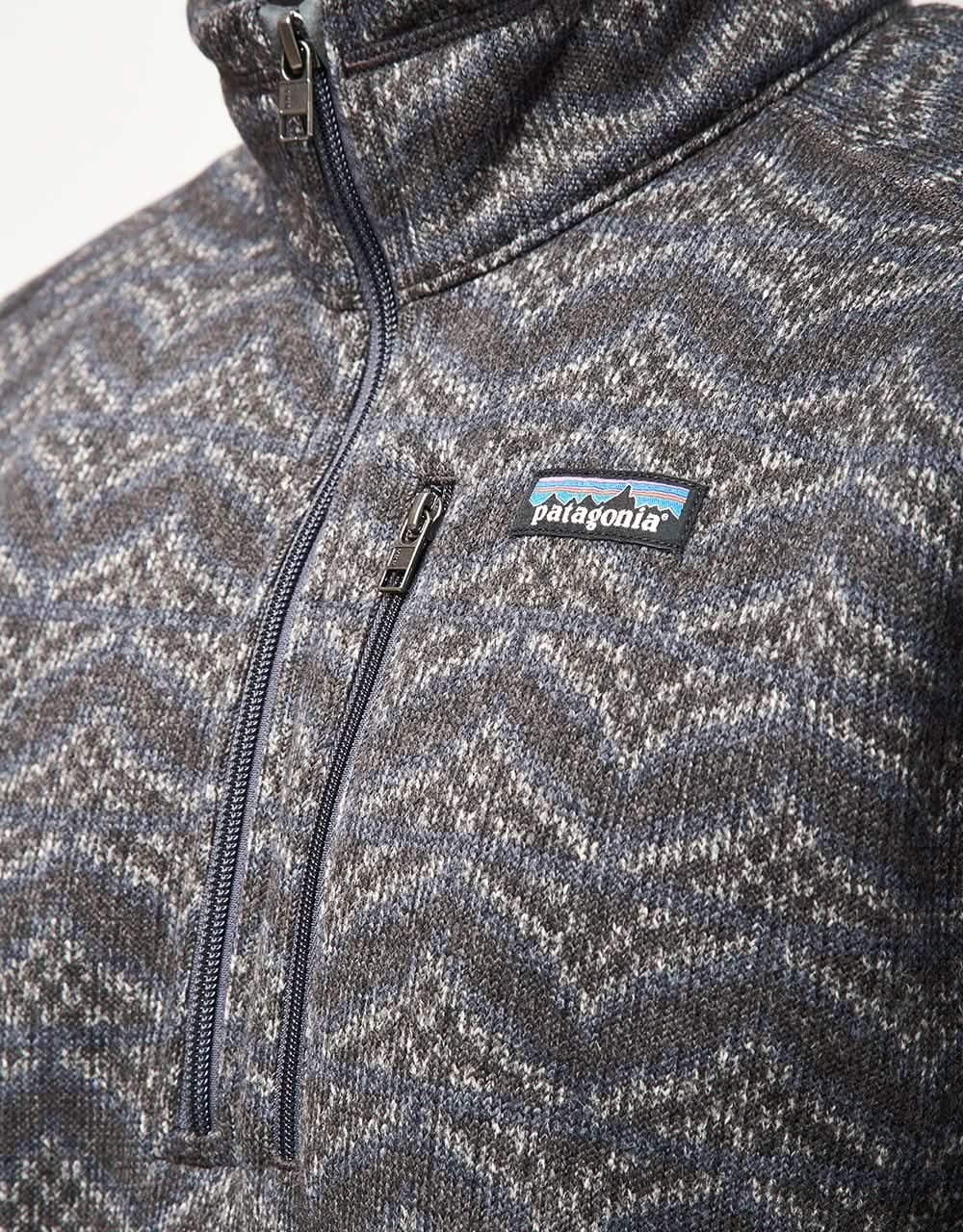 Patagonia Better Sweater® 1/4 Zip - Island Escape: Forge Grey