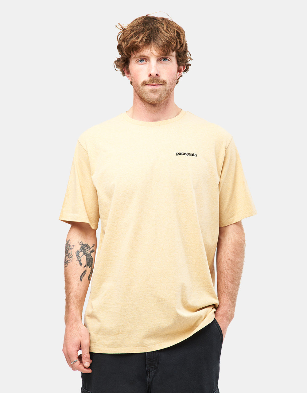 Patagonia P-6 Logo Responsibili-Tee® - Beeswax Tan